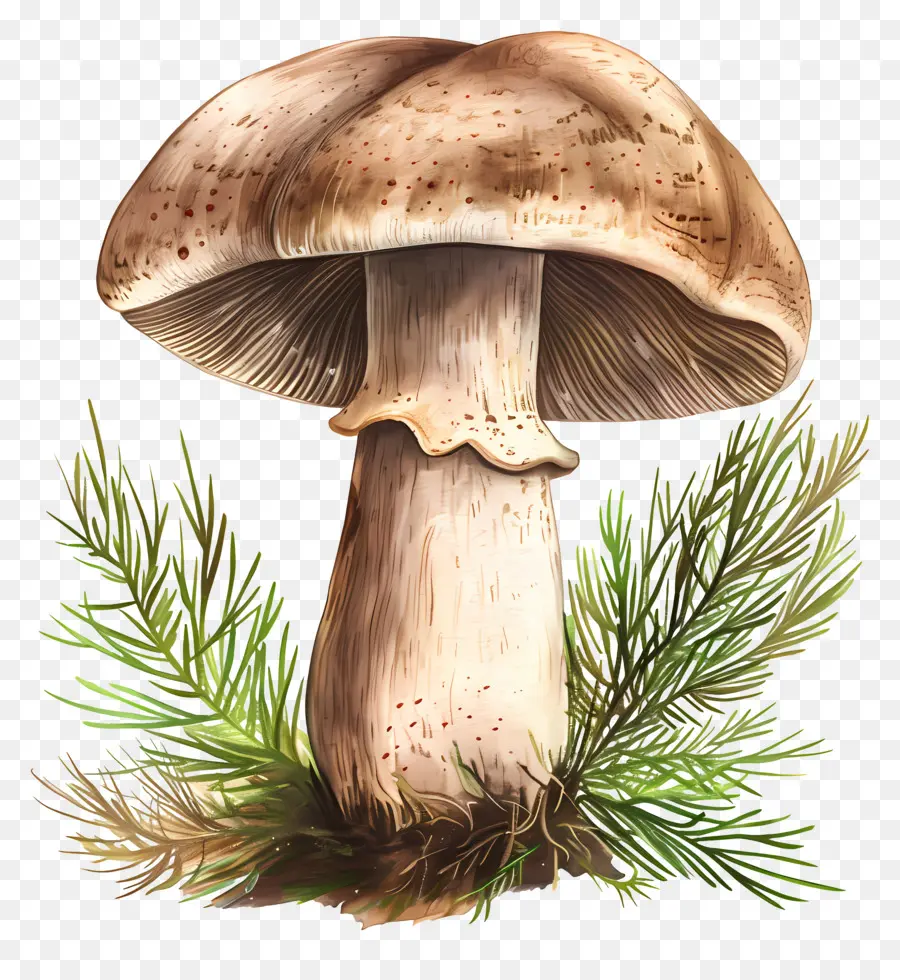 เห็ด Porcini，เห็ดสีน้ำตาล PNG