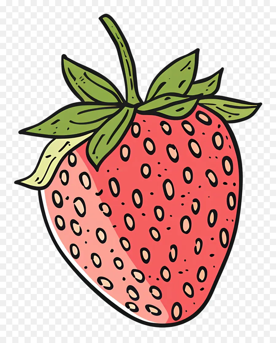 Doodle Strawberry，สตรอเบอร์รี่ PNG