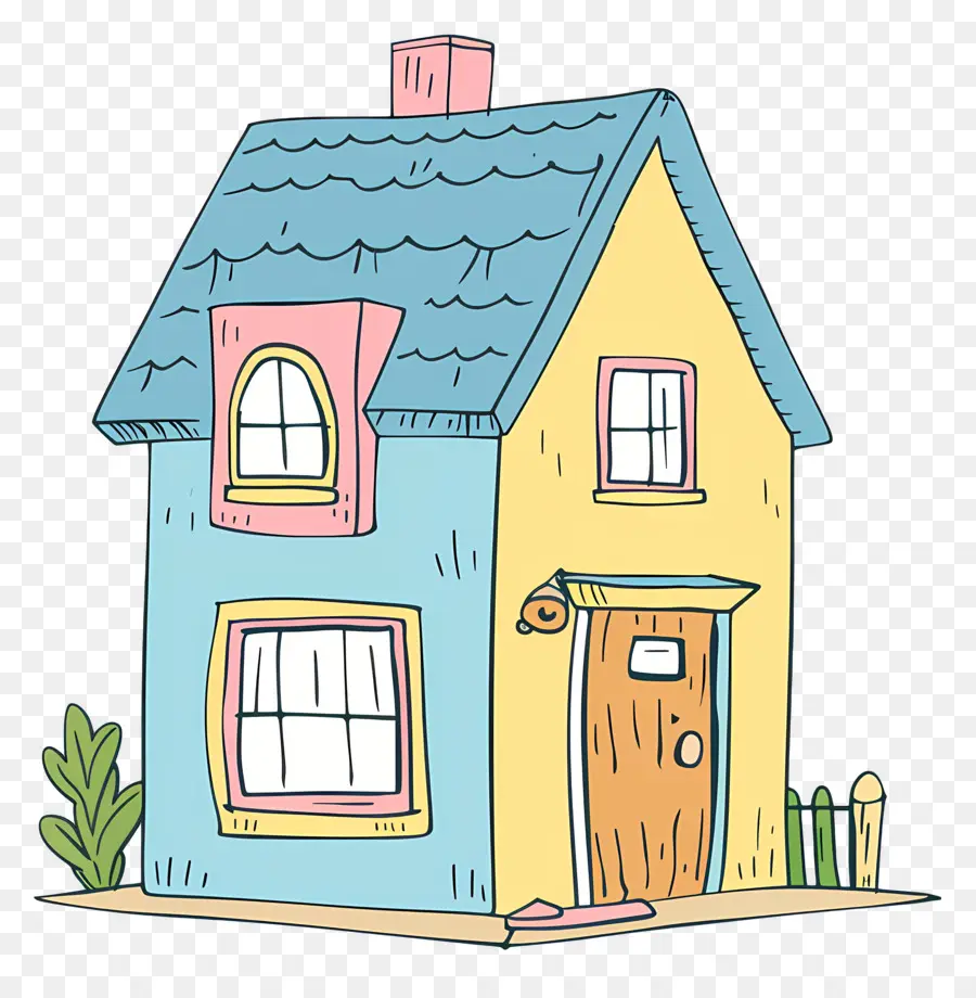 Doodle House，บ้านการ์ตูน PNG