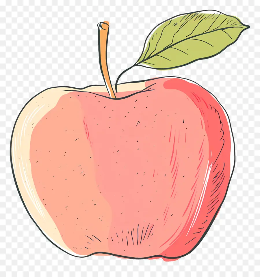 Doodle Apple，แอปเปิล PNG