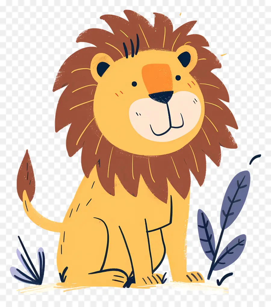 Doodle Lion，สิงโต PNG