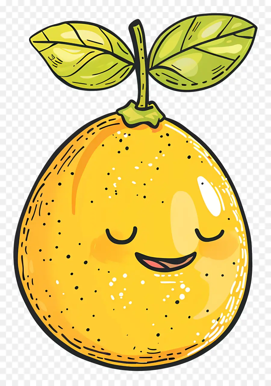 Doodle Lemon，มะนาวน่ารัก PNG