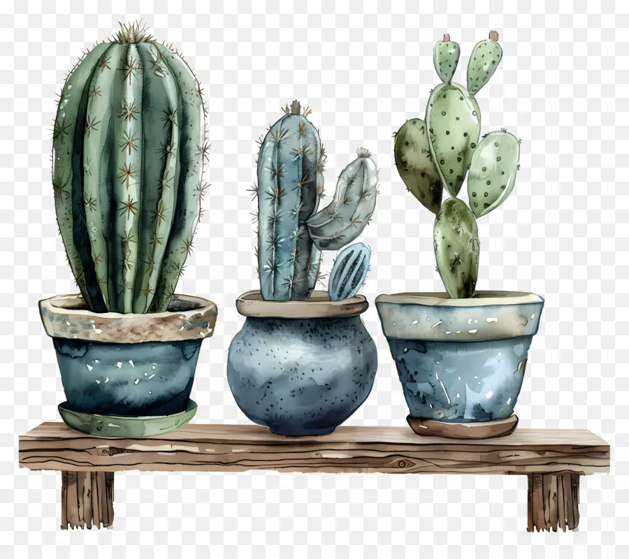 Cacti，ต้นกระบองเพชร PNG