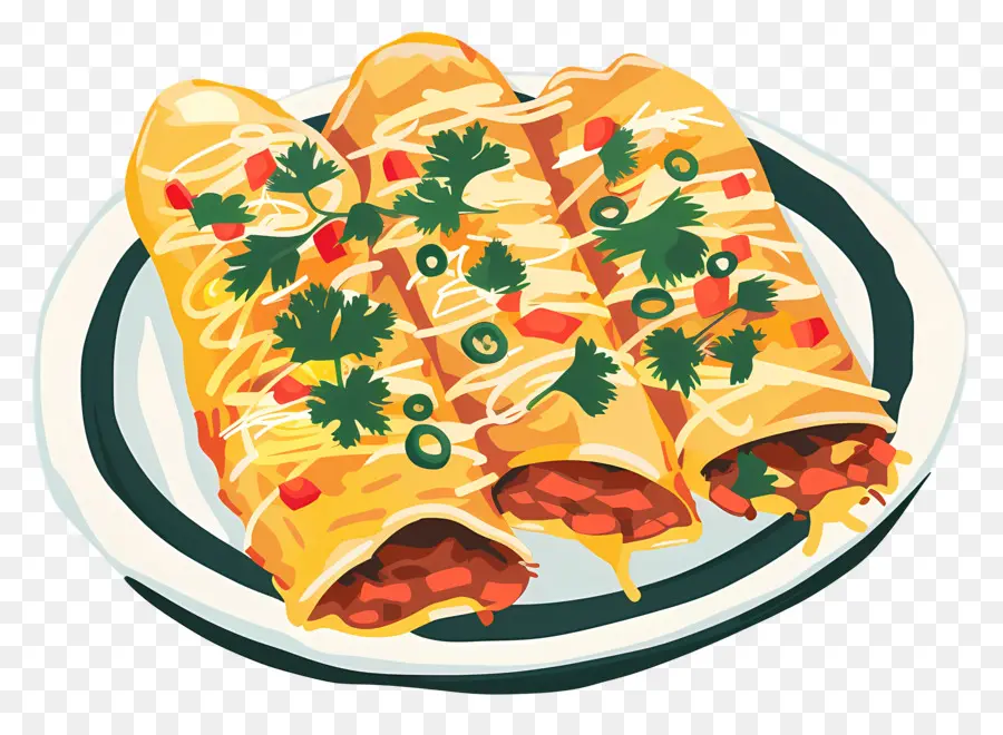 Enchiladas，Enchiladas ยัดไส้ PNG