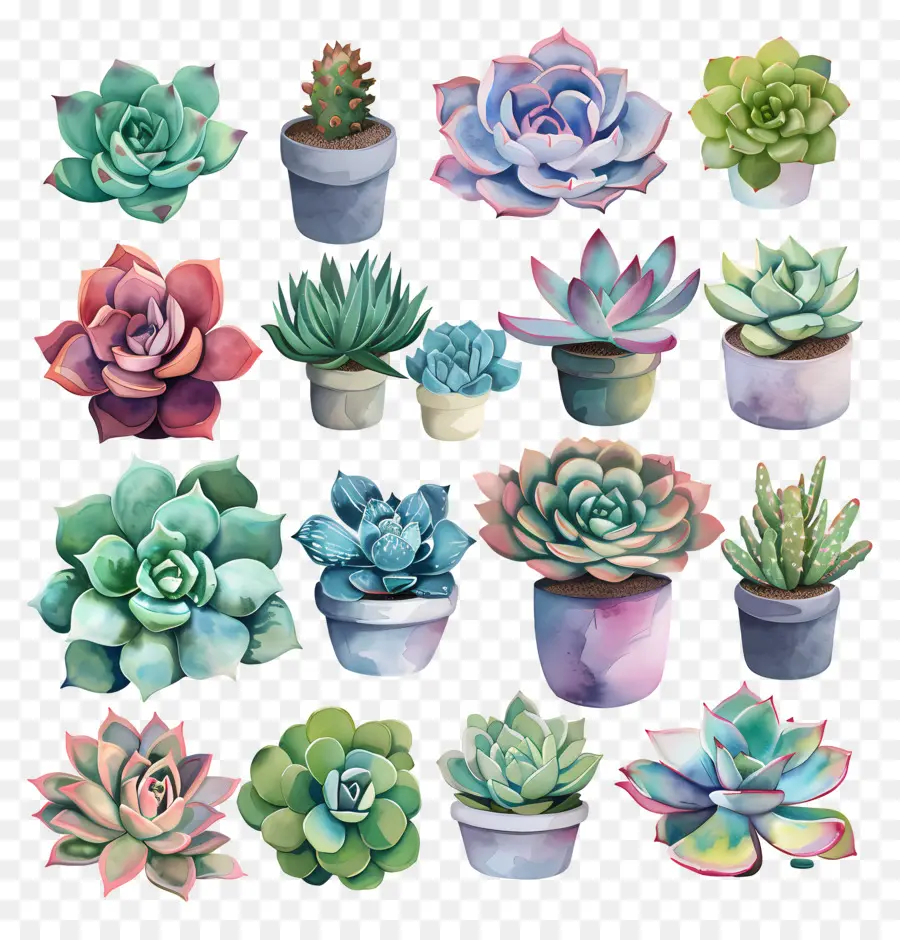 พืชกราม，Succulents PNG