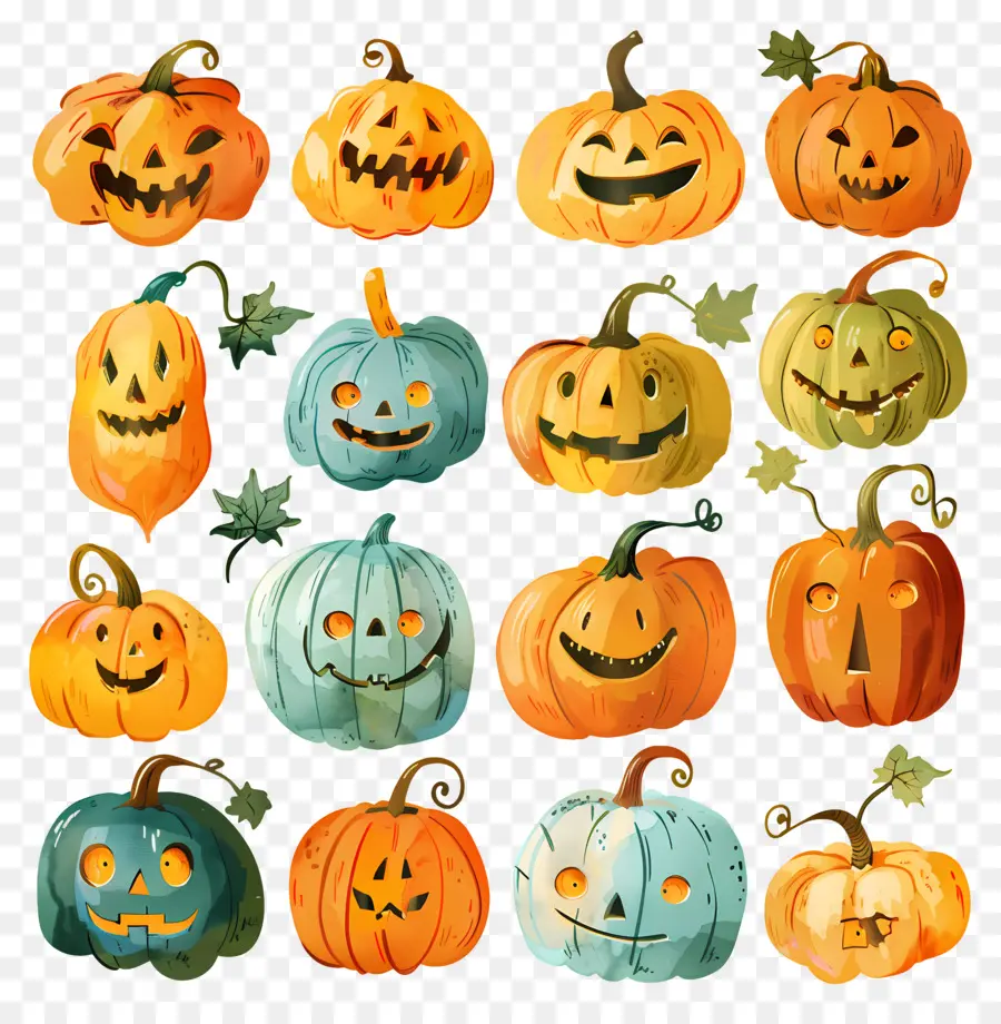 ฟักทอง，Jack O' Lanterns PNG