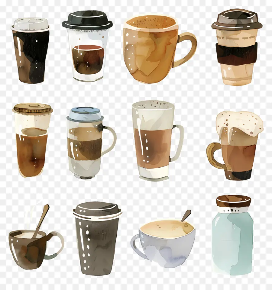 กาแฟ，ถ้วยกาแฟ PNG