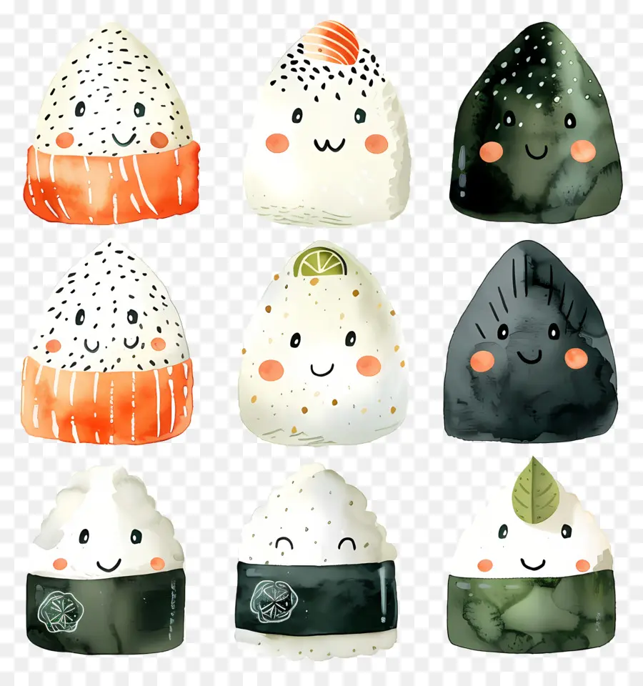 Onigiri，น่ารัก Onigiri PNG