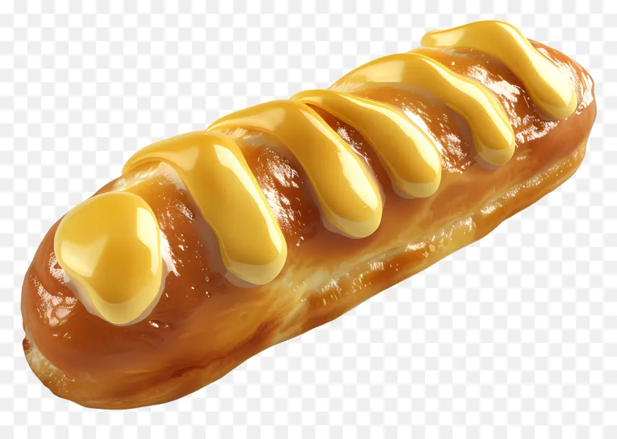 แฟลช，คาราเมล Eclair PNG