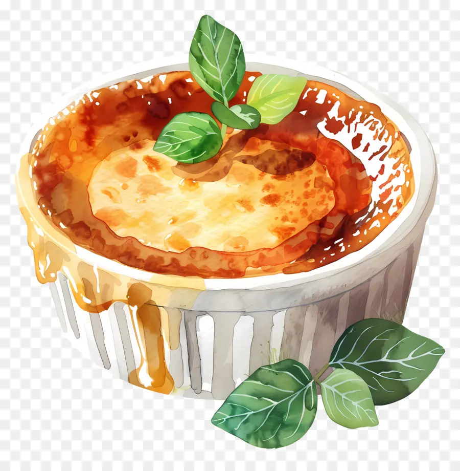 Crèmebrûlée，คัสตาร์ด PNG