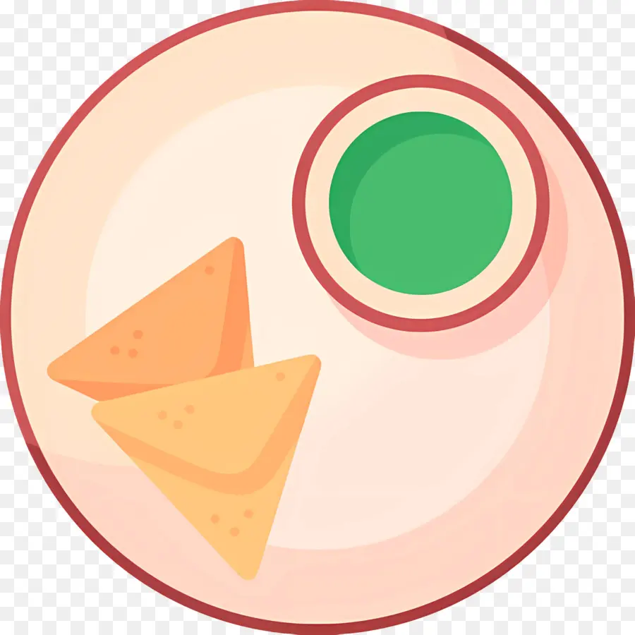 Nachos และจุ่ม，อาหารว่าง PNG