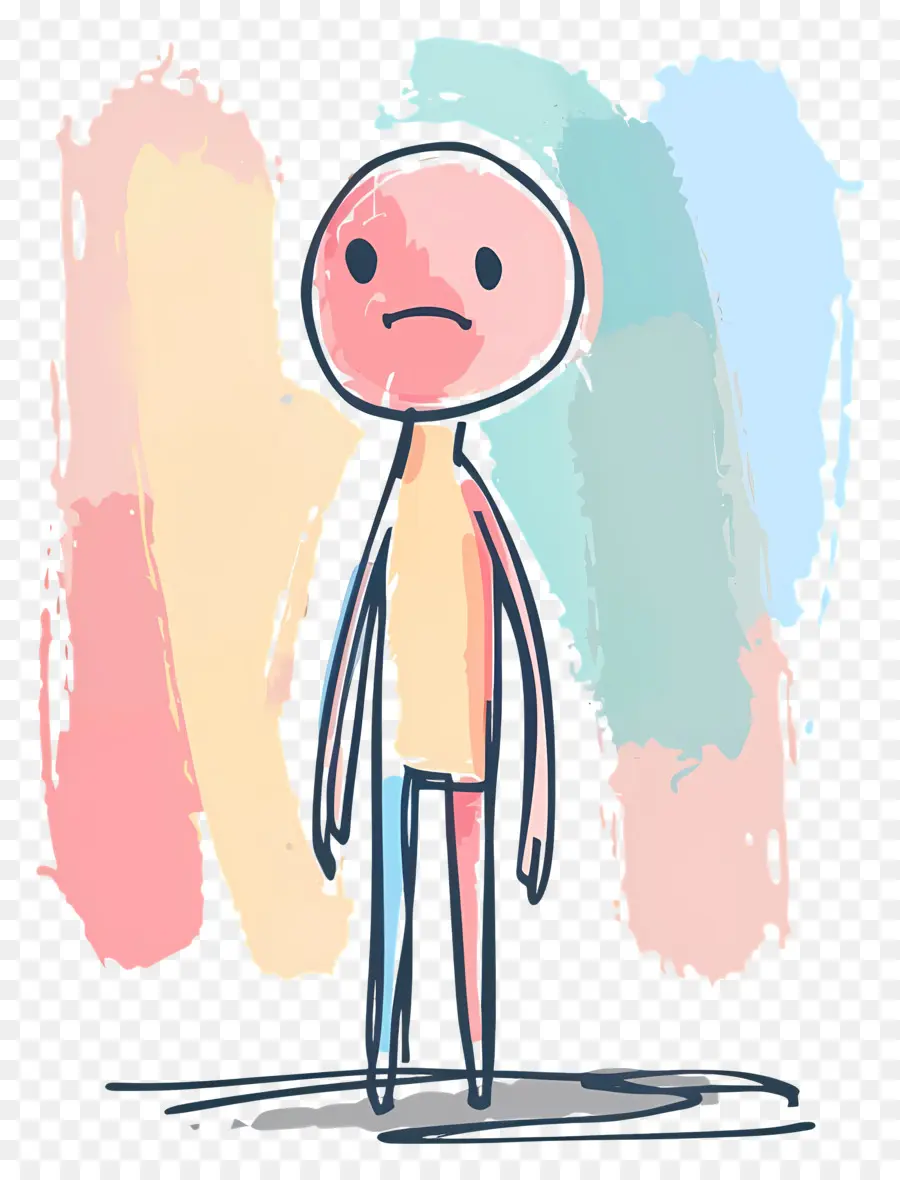 Sad Stick Figure，เศร้า PNG