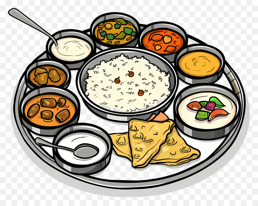 Thali อินเดีย，Thali PNG