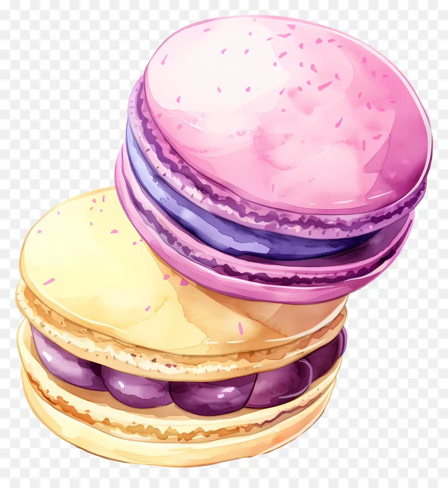 Macarons，ขนม PNG