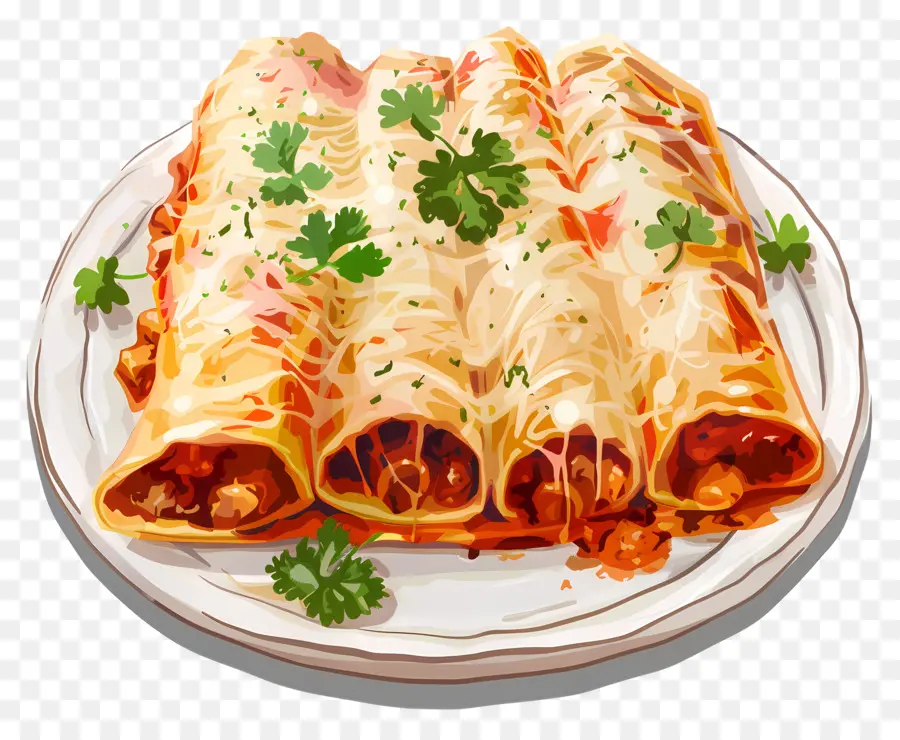 Enchiladas，จาน PNG