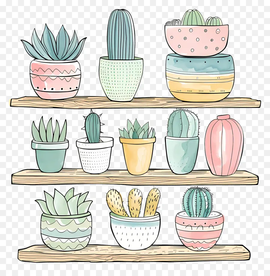 Succulents，Cacti PNG