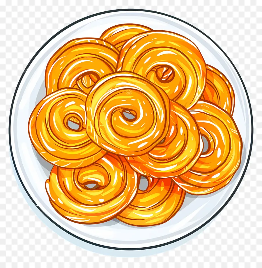 Jalebi，หวาน PNG