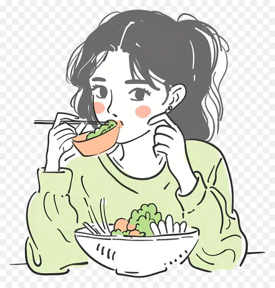 หญิงสาวกิน，อาหาร PNG