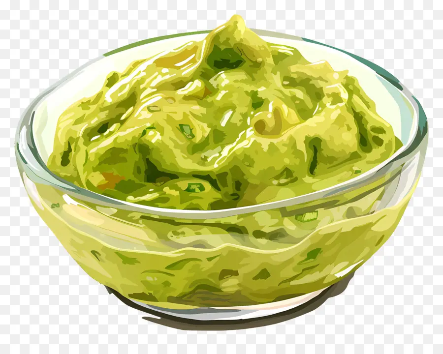 Guacamole สีเขียว，อะโวคาโด PNG