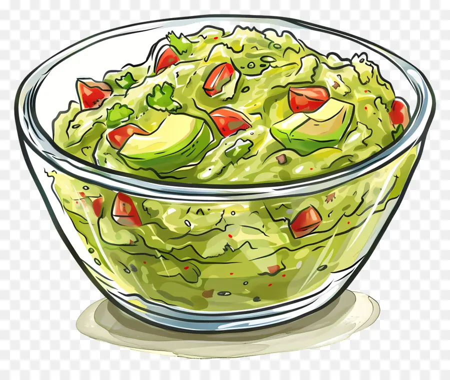 Guacamole，ชาม PNG