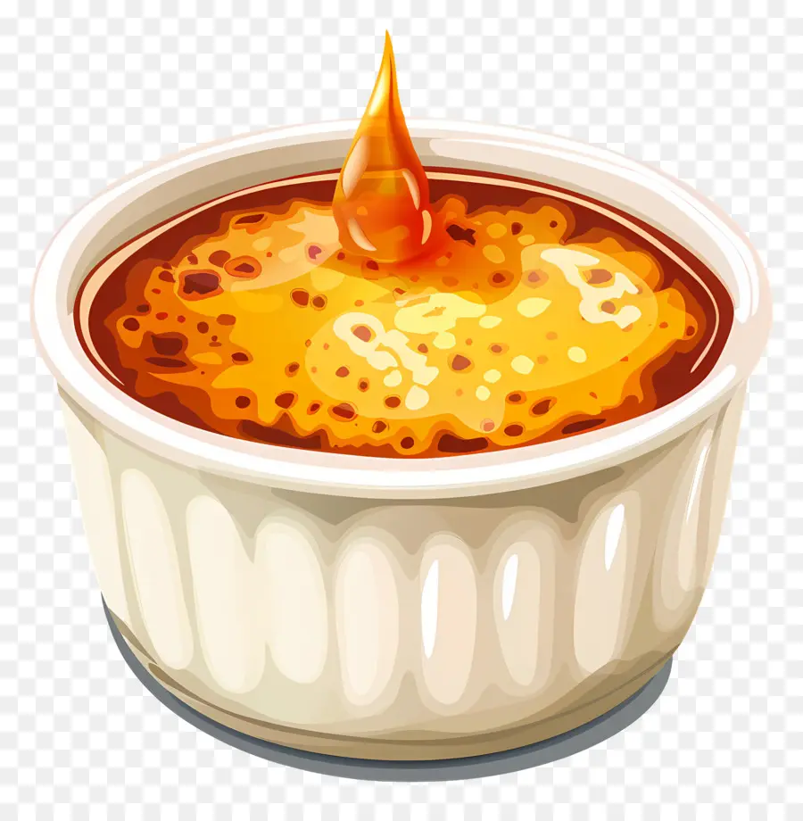 Crèmebrûlée，ขนม PNG