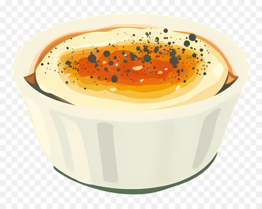 Crèmebrûlée，ขนม PNG