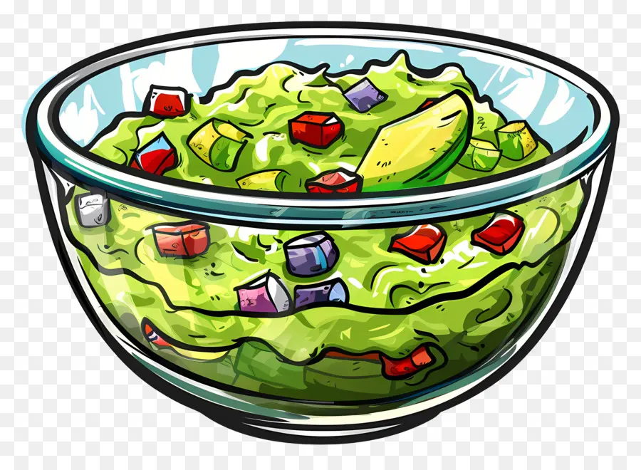 Guacamole，ชาม PNG