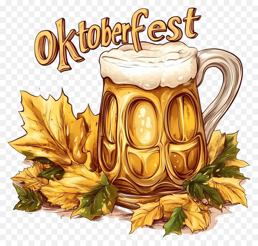 Oktoberfest，แก้วเบียร์ PNG