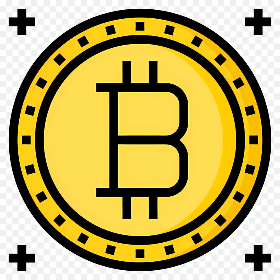 การเข้ารหัสลับ，โลโก้ Bitcoin PNG