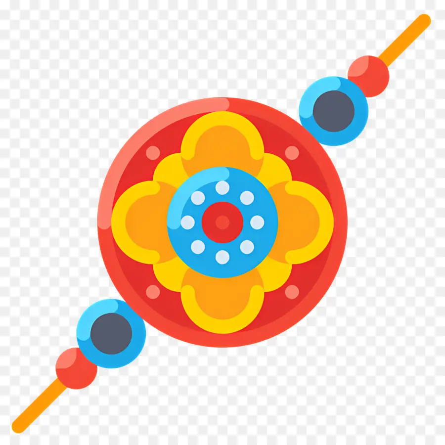 Raksha Bandhan，Rakhi สีสันสดใส PNG