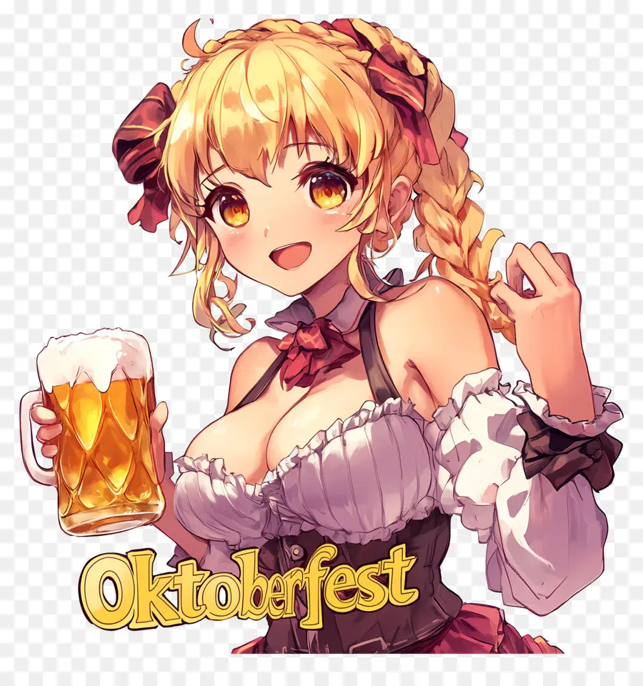 Oktoberfest，สาว Oktoberfest PNG