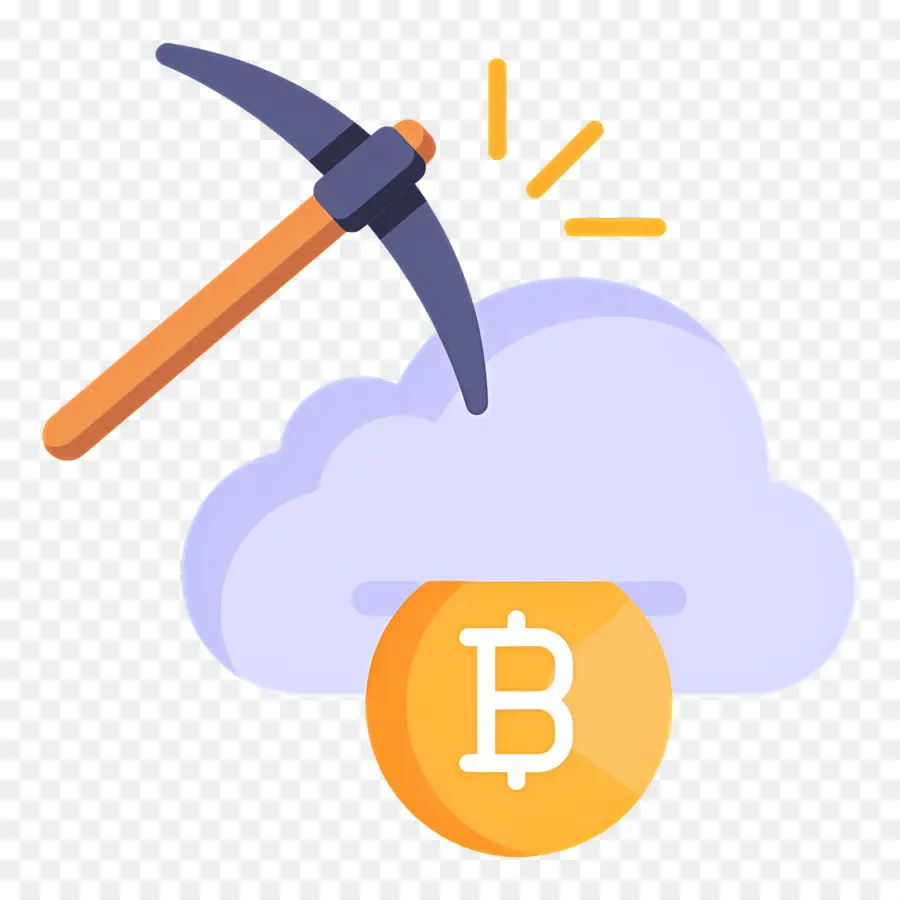 Bitcoin Miner，การขุด Bitcoin PNG