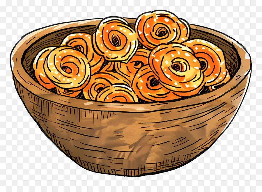 Jalebi，ชามของว่าง PNG