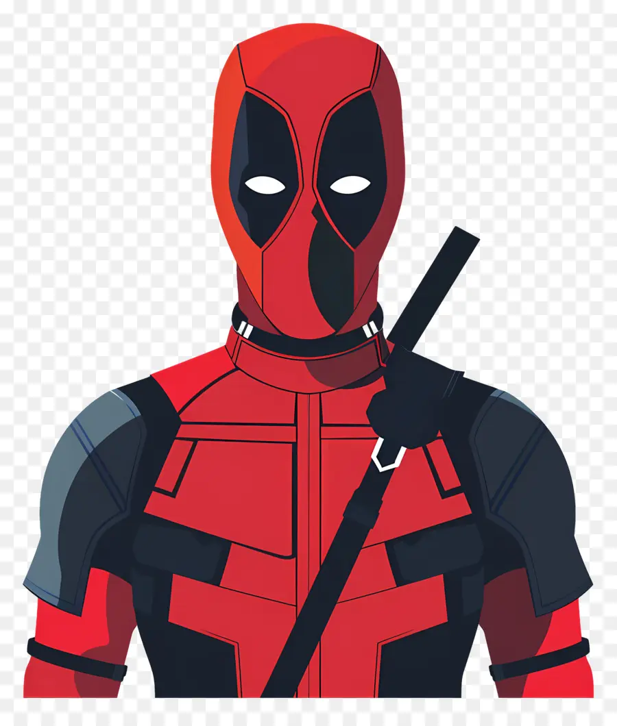 Deadpool，ตัวละครสวมหน้ากากสีแดง PNG