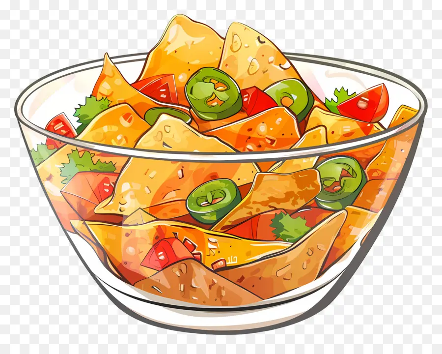 ชาม Nachos，นาโชส PNG