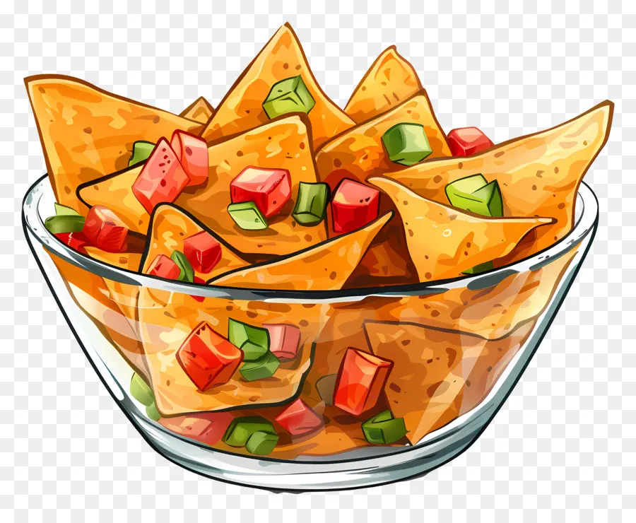 ชาม Nachos，นาโชส PNG