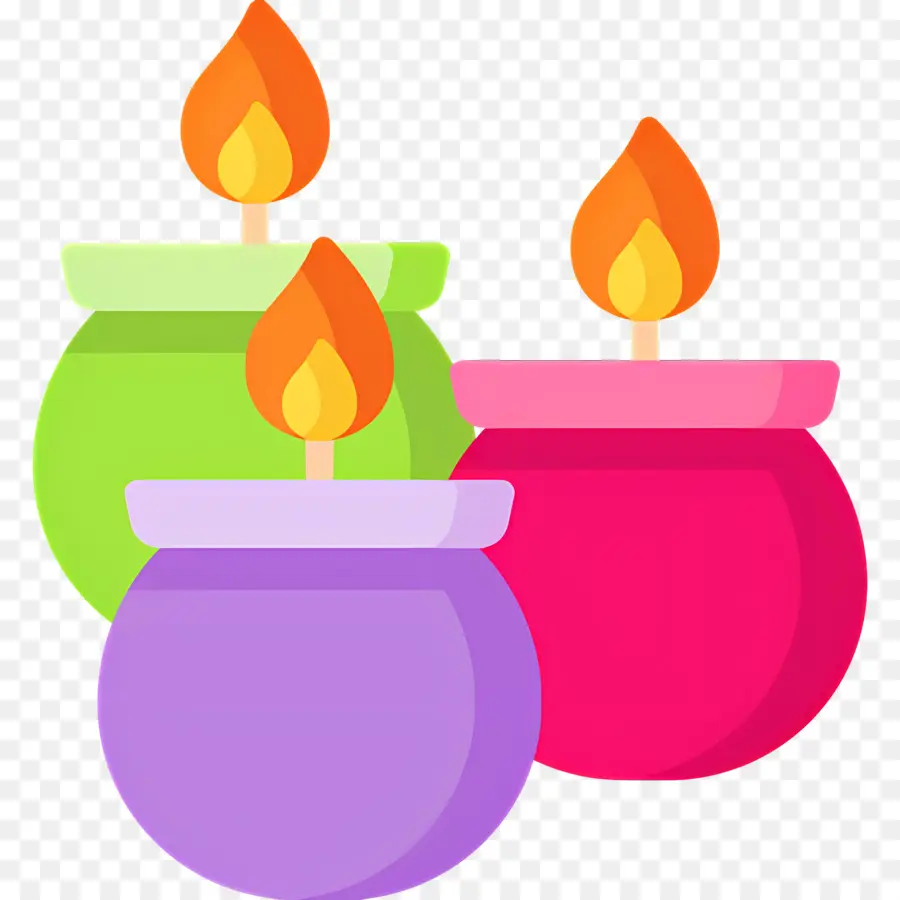 Diwali，เทียน PNG