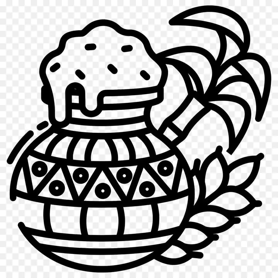 Pongal，หม้อดั้งเดิม PNG