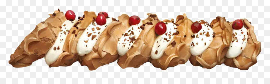 Cannoli，ขนมอบ PNG