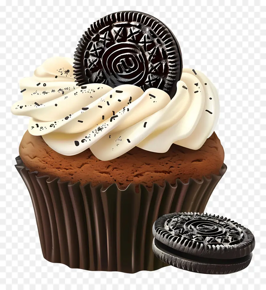 Oreo Cupcake，คัพเค้ก PNG