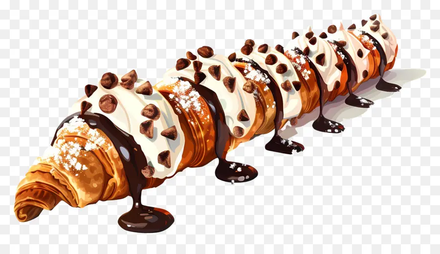 Cannoli，ขนมอบ PNG