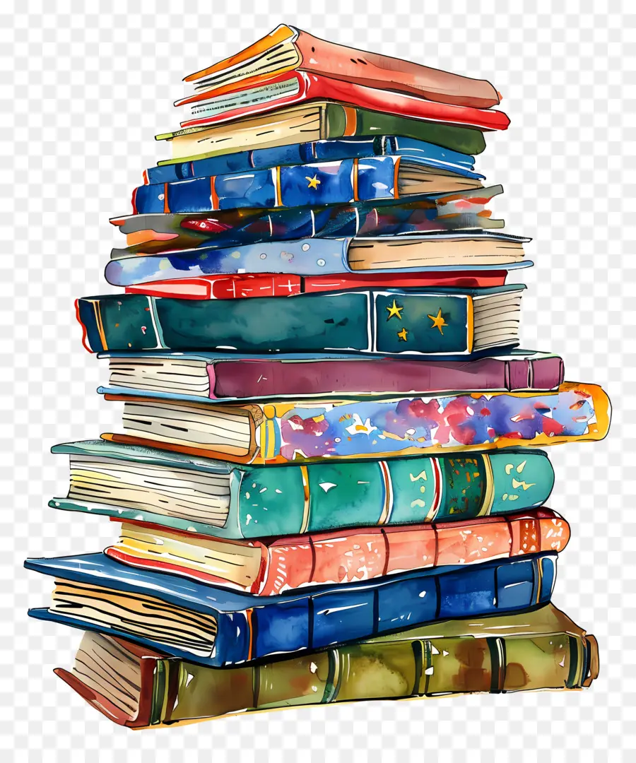 กองหนังสือ，หนังสือ PNG