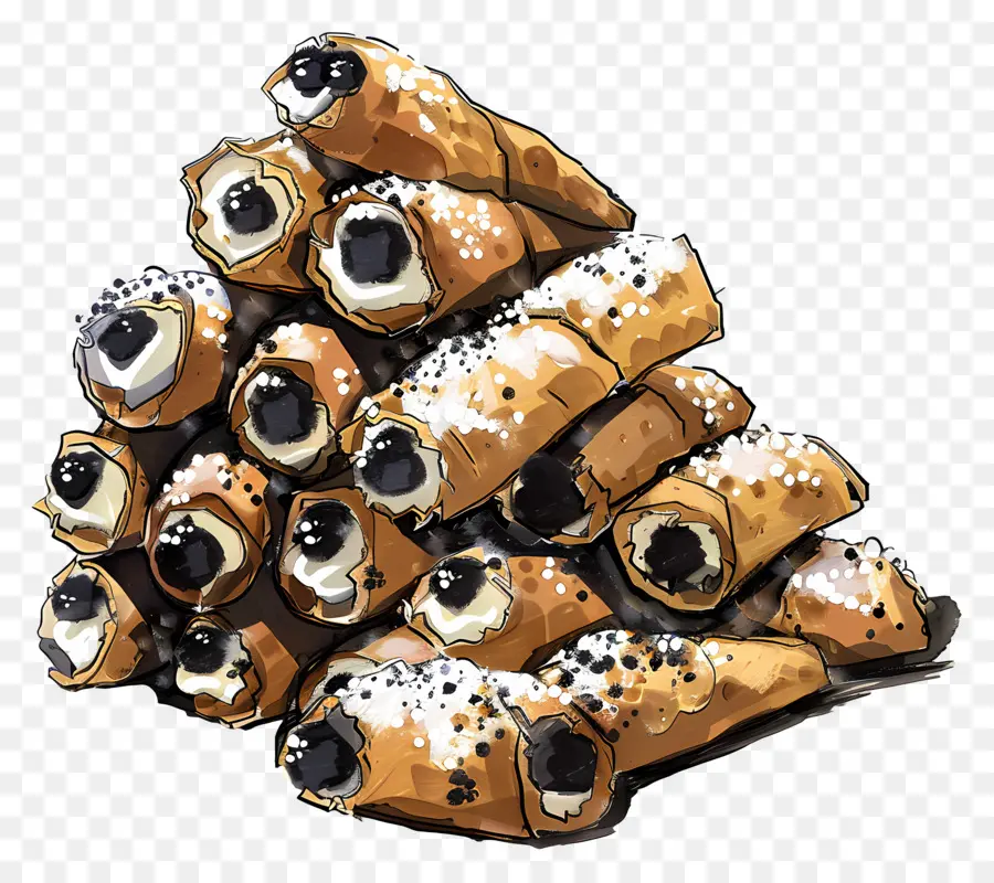 Cannoli，ขนม PNG