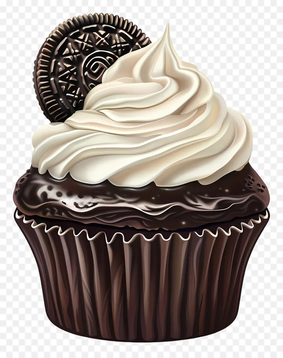 Oreo Cupcake，คัพเค้ก PNG