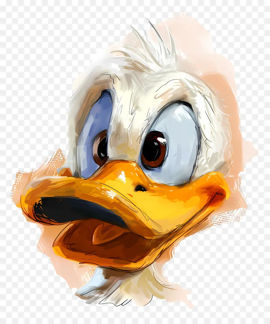 Donald Duck Head，เป็ด PNG