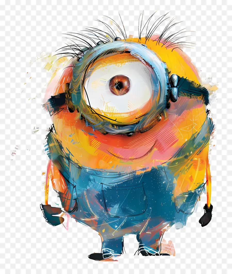 Despicable Me Minion，มินเนียนสีสันสดใส PNG