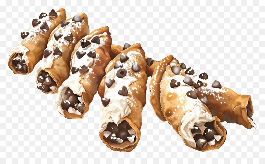 Cannoli，ขนมอบ PNG