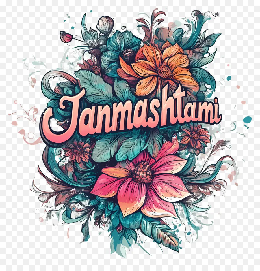 Janmashtami，ดอกไม้ Janmashtami PNG