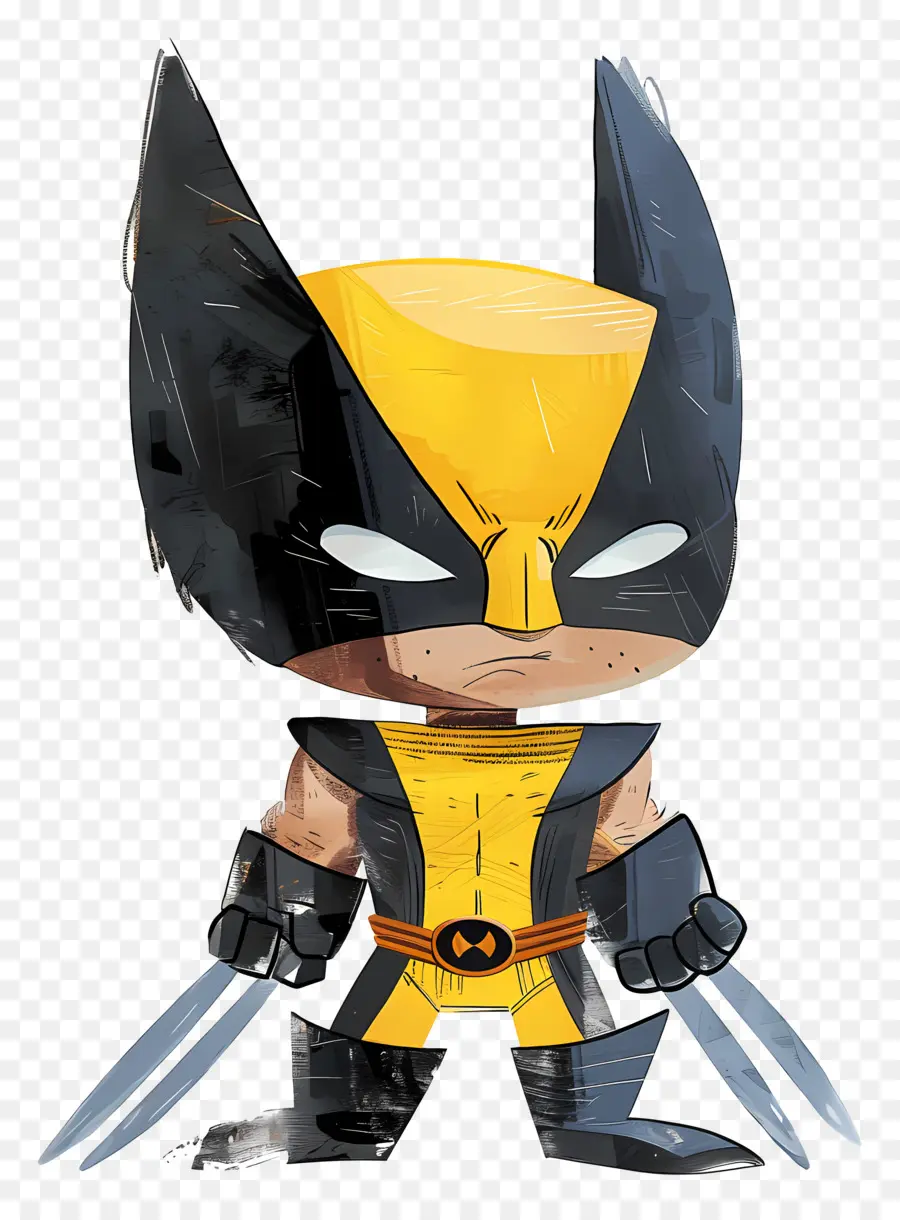 วูลเวอรีน，Chibi Wolverine PNG