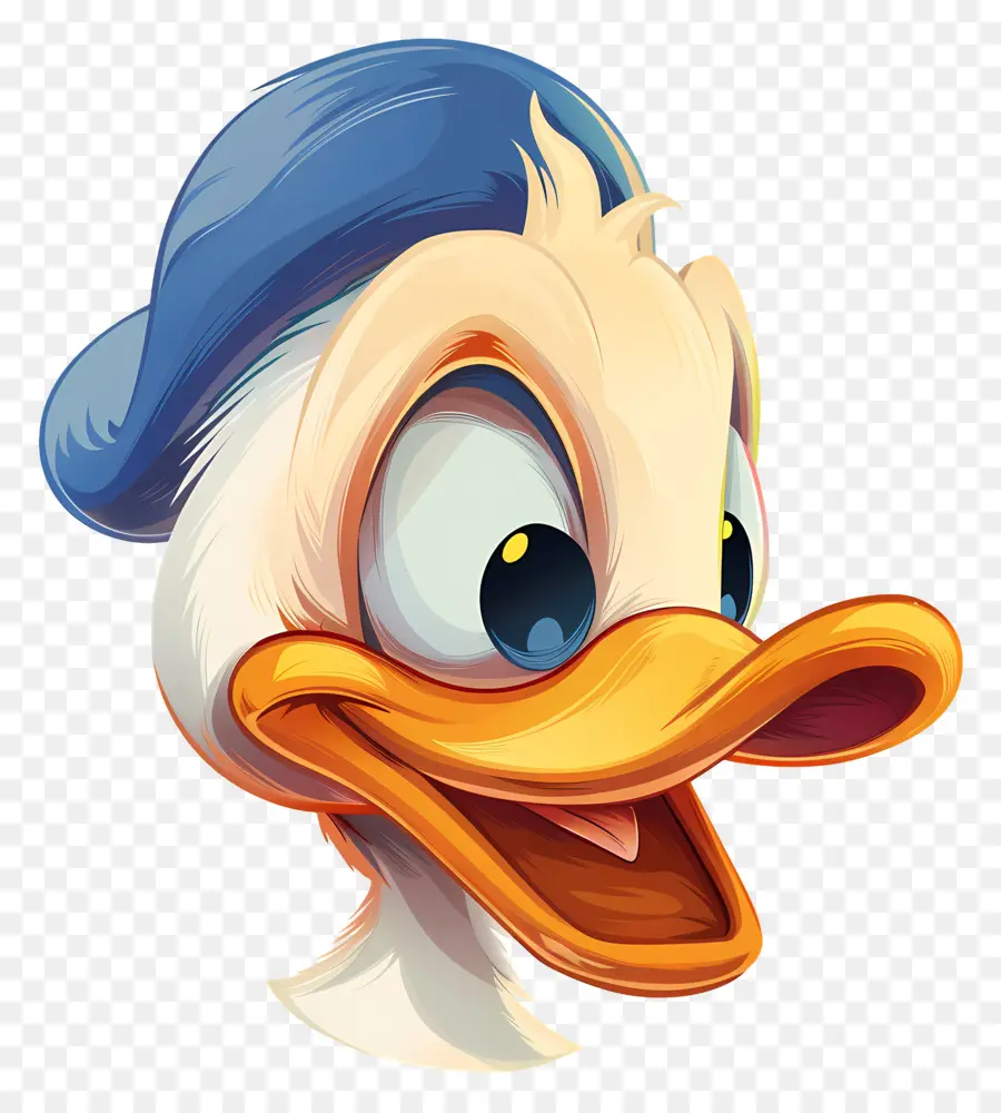 Donald Duck Head，เป็ดการ์ตูน PNG